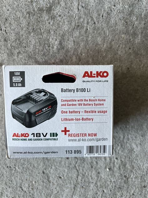 Al Ko V Bosch Home And Garden Compatible Akku B Li V Ah Ebay