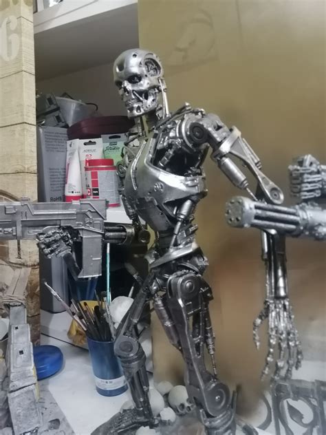 3D printable Terminator T-800 Endoskeleton Rekvizit 3D print model ... 