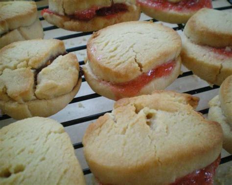 Jam Jelly Filled Butter Cookies Recipe