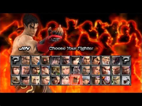 Tekken Dark Resurrection Strory Battle Jin Kazama PSP YouTube