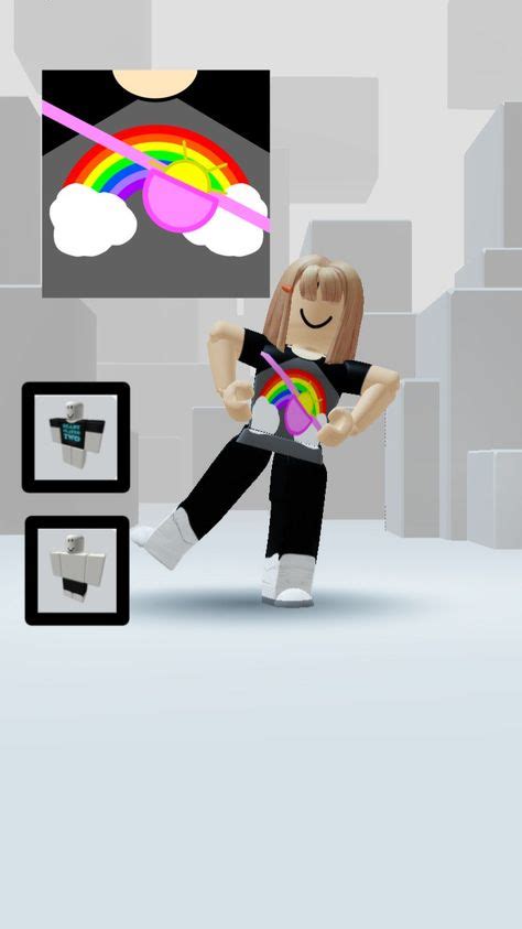 Roblox T Shirt Rainbow