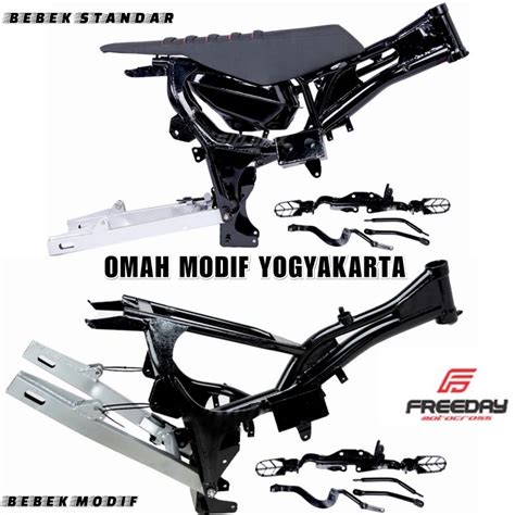 Jual Frame Set Body Set Trail Rangka Bebek Modif Standar KTM 85 2020