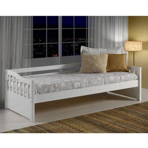 Sof Cama Prime Em Madeira Maci A Mdf Casatema Laca Branco