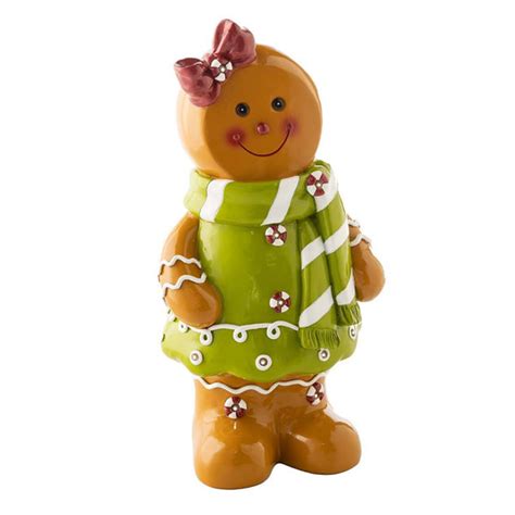 Plow Hearth Lighted Gingerbread Girl Shorty Statue Reviews Perigold