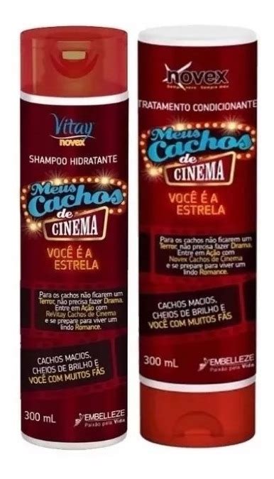 Kit Meus Cachos De Cinema Novex Completo Mercado Livre