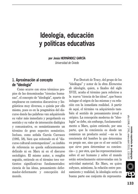 Ideologia Educacion YPoliticas Educativas 3099488 1 Aproximación al