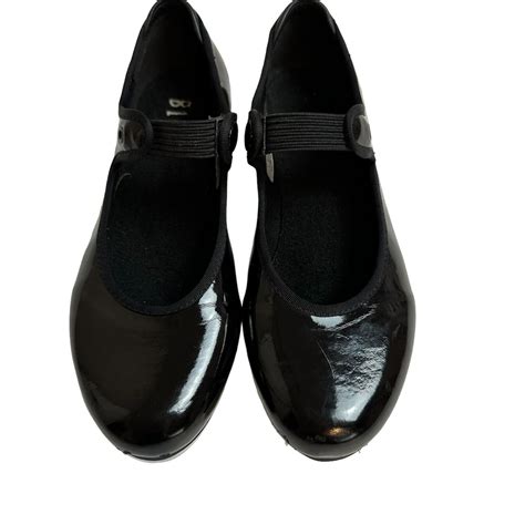 Bloch Techno Tap Black Patent Heel Tap Shoes #3T #4H … - Gem