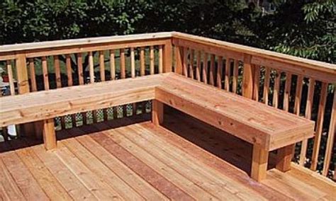 Back Deck Ideabuild In A Bench Deck Bench Deck Bench Seating