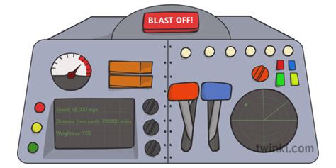 Free Printable Spaceship Control Panel