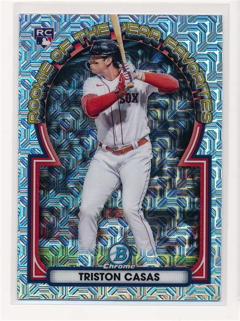 Triston Casas Bowman Chrome Mega Box Refractor Royf Boston