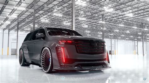 Widebody Caddy Escalade V Feels One Digital Step Away From Turning A