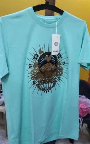 Mens Branded Surplus T Shirts Versace Cotton At Rs Piece In New