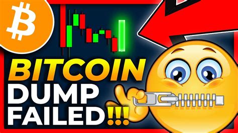 Bitcoin Dump Just Failed Urgent Bitcoin Price Prediction 2022