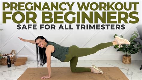 Pregnancy Workout For Beginners 35 Min Easy To Follow Prenatal Workout