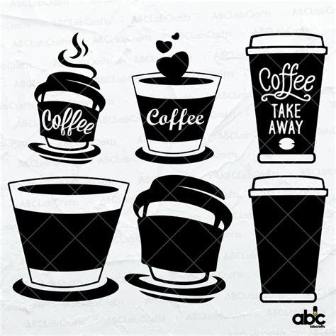 Coffee Cup Svg Bundle Coffee Cup Clipart Coffee Cup Png Coffee Cup Cut