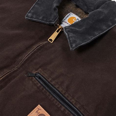 Carhartt Detroit Jacket. Brown Detroit Jacket. Thick... - Depop