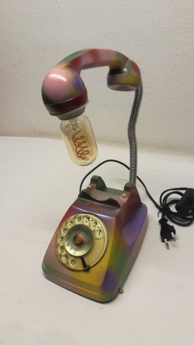 T L Phone Des Ann Es Transform En Lampe Catawiki