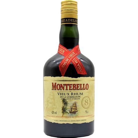 Montebello Vieux Rhum De La Guadeloupe 8 Ans 42 70cl Rum Island Der