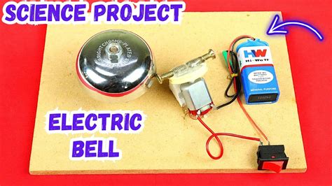 How To Make A Simple Electric Bell At Home School Science Project