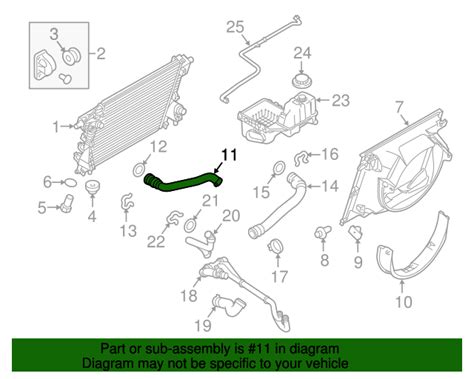 Ford Upper Hose Bc Z E Oem Parts Online