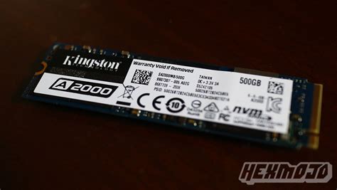 Kingston A2000 Nvme 500gb M 2 Ssd Review Hexmojo