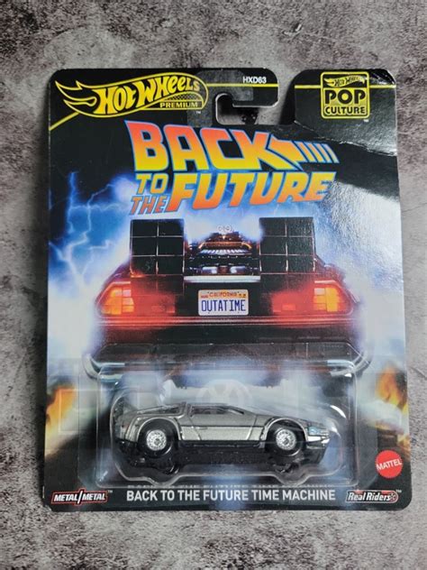 2025 Hot Wheels Premium Pop Culture Series Movie Back To The Future Time Machine DeLorean DMC