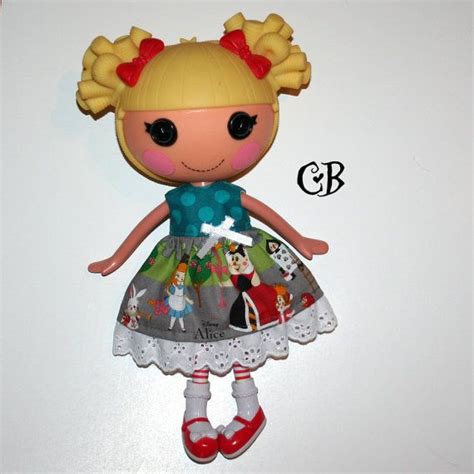 Alice In Wonderland Dress For Lalaloopsy Dolls Ready To Ship Alice