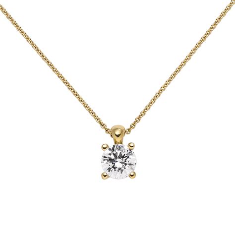 Juwelier Grützmacher Collier Kette mit Anhänger 585 Gold Gelbgold 1