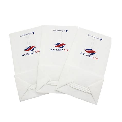 Aviation Inflight Vomiting Bag Bassaka Air Air Sickness Bags China