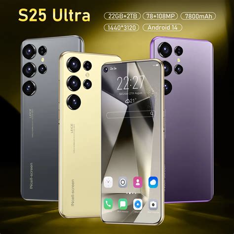 S25 Ultra New smartphone 5G 7.3-inch high-definition Android 14