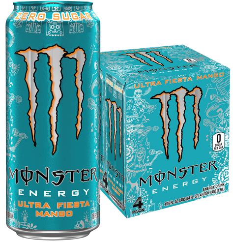 Monster Energy Ultra Fiesta Sugar Free Energy Drink Oz Pack