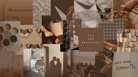 Aesthetic Brown Heart Vibes Ideas In Wall Collage Art