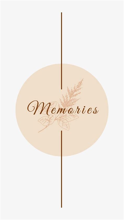 Memories Instagram Highlight Cover