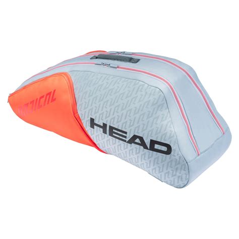 Head Radical 6r Combi Tennis Bag Greyorange