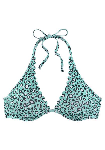 Lascana B Gel Bikini Top Mae Mint Bedruckt Cup C