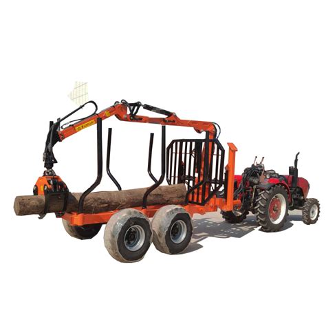 High Quality ATV UTV Log Loader Trailer Timber Forestry Machinery