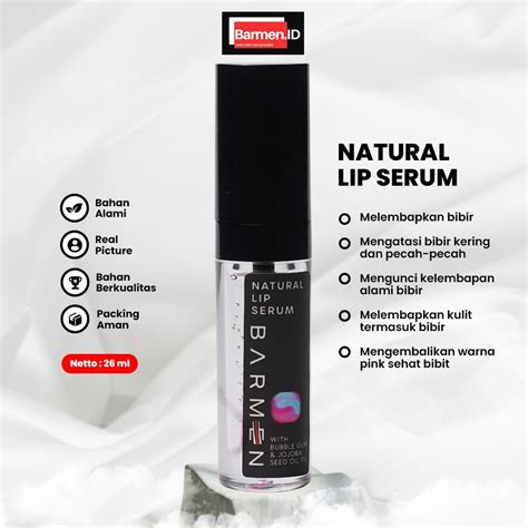 Jual Lip Serum Bibir Barmen Ml Pelembab Pencerah Pemerah Bibir Pria