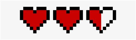 Super 8 Bit Heart 8bit Hearts 8 Bit Heart Zelda Free Transparent