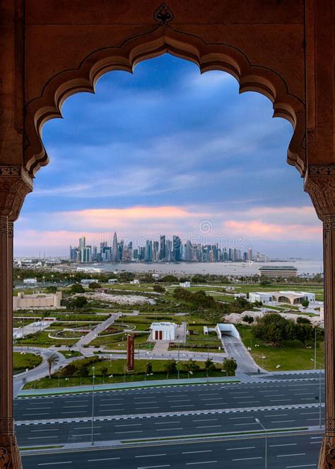 Beautiful Doha Sky Line Qatar Editorial Stock Photo - Image of contemporary, fifa: 269867863