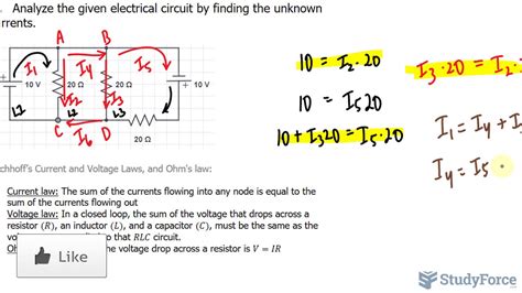 Solving Circuit Diagrams With Matrices