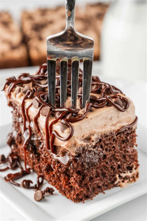 Triple Chocolate Poke Cake Recipe Simply Stacie