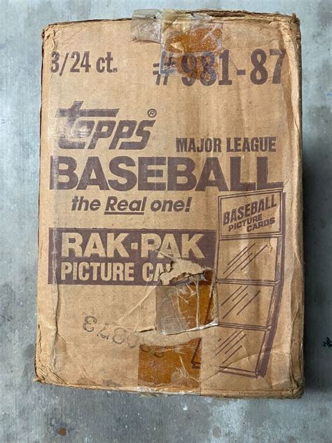 Topps Baseball Rak Pak Rack Pack Case Ebay