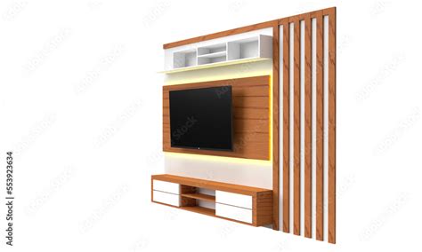 3d rendering model of tv backdrop, tv backdrop model and minimalist ...