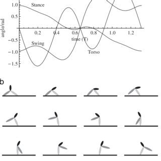 A The Stable Gravity Powered Gait Trajectory Of The Ideal Walker Over