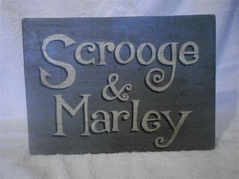 Scrooge & Marley sign