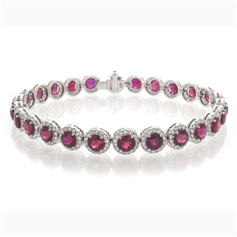 RUBY AND DIAMOND BRACELET