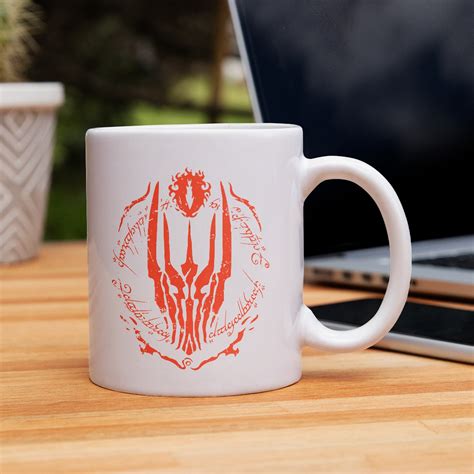 Caneca Sauron Senhor Dos An Is Lord Of The Rings An Is Do Poder Branca