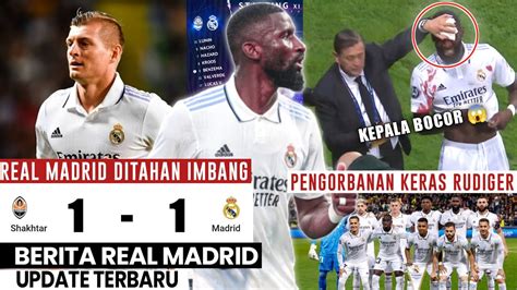 Imbang Hasil Pertandingan Real Madrid Shakhtarrudiger Goalkepala