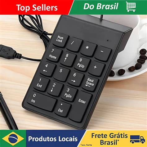 Teclado Num Rico Port Til USB 18 Teclas