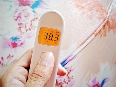 fever warning  contact digital medical infrared forehead